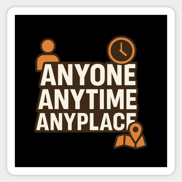Anyone Anytime Funny Gym Workout Athlete Sports Training Sticker by logiamerch